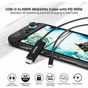 Unitek 4K@60Hz USB-C to HDMI Cable 2m Black - V1439ABK01