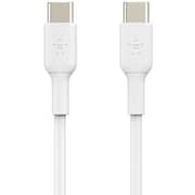 سلك بيلكن بوست تشارج من USB-C إلى USB-C بطول 2 متر لون أبيض CAB003BT2MWH