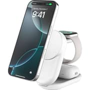 Belkin UltraCharge 3-in-1 Foldable Magnetic Charger White - WIZ037MYWH