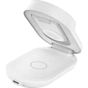 Belkin UltraCharge 3-in-1 Foldable Magnetic Charger White - WIZ037MYWH
