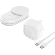 Belkin UltraCharge 3-in-1 Foldable Magnetic Charger White - WIZ037MYWH