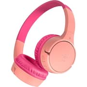 Belkin SoundForm Mini Wireless On Ear Headphones Pink