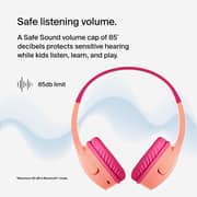 Belkin SoundForm Mini Wireless On Ear Headphones Pink