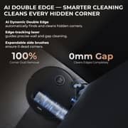 Mova Z60 Ultra Roller Complete Robot Vacuum Cleaner And Mop Black - RLZ83CE-1