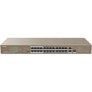 Tenda 24 Port Rackmount PoE Switch - TEF1126P-24-250W