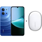 شاومي ريدمي 15C (256 جيجابايت، 8 جيجابايت) ثنائي الشريحة يدعم 4G لون أزرق مع جهاز تاغ لتتبع الأغراض M2543T1
