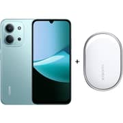 شاومي ريدمي 15C (256 جيجابايت، 8 جيجابايت) ثنائي الشريحة يدعم 4G لون أخضر فاتح مع جهاز تاغ لتتبع الأغراض M2543T1