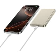 Wiwu P15 Ultra Thin Magnetic Power Bank 5000mAh Silver