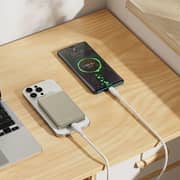 Wiwu P15 Ultra Thin Magnetic Power Bank 5000mAh Silver
