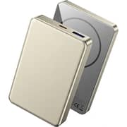 Wiwu P15-1 Ultra Thin Magnetic Power Bank 10000mAh Titanium Gold