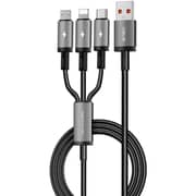 Wiwu TITAN LINK Series 3-in-1 USB Cable 1.2m Tarnish - Wi-C059