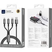 Wiwu TITAN LINK Series 3-in-1 USB Cable 1.2m Tarnish - Wi-C059