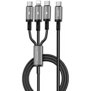 Wiwu TITAN LINK Series 3-in-1 Dual USB Cable 1.2m Tarnish - Wi-C060 3