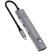 موزع USB-C (8 بـ 1) من Wiwu موديل WI-HB001GRY