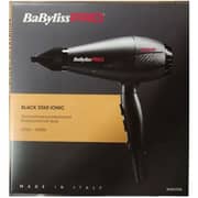 BaByliss Pro Black Star Ionic Hair Dryer 2200 Watts - BAB6250IE