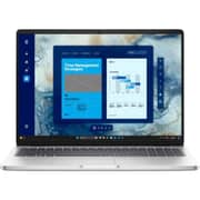 Dell Pro 16 (2025) Laptop - 2nd Series / Intel Core Ultra 7-265U / 16inch FHD+ / 512GB SSD / 16GB RAM / Shared Intel Graphics / Windows 11 Pro / English & Arabic Keyboard / Platinum Silver / Middle East Version - [PC16250]