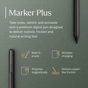 ReMarkable Paper Pro Move Tablet - WiFi 64GB 2GB RAM 7.3inch Basalt with Marker Plus and Mosaic Weave Book Folio - RM91A-1001NW