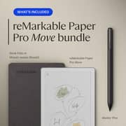 ReMarkable Paper Pro Move Tablet - WiFi 64GB 2GB RAM 7.3inch Basalt with Marker Plus and Mosaic Weave Book Folio - RM91A-1001NW