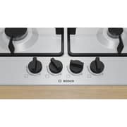 Bosch Series 4 Built-in 4 Burner Gas Hob 90cm Stainless Steel/Black - PGP6B5K60L