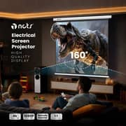 NCTS E Series Remote Controlled Electric Projector Screen 2.0x2.0m Matte White - E200
