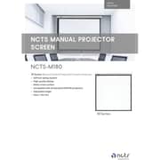 NCTS M Series Manual Control Projector Screen 1.8x1.8m Matte White - M180