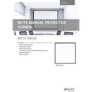 NCTS M Series Manual Control Projector Screen 2.0x2.0m Matte White - M200