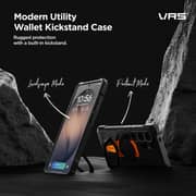 VRS DESIGN QuickStand Pro MagSafe Case Contour Green Samsung Galaxy S26 Ultra - 8800337150452