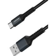 Grabit Durable USB-A to USB-C Cable 1.2m Black - GCBL-20