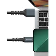Grabit Durable USB-A to USB-C Cable 1.2m Black - GCBL-20