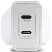 Grabit Dual Port Wall Charger White - GTC-200C