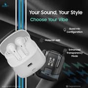 Grabit Gtunes-Groove Wireless Earbuds Black