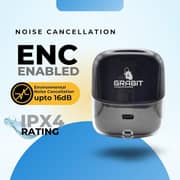 Grabit Gtunes-Groove Wireless Earbuds Black