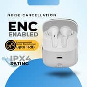 Grabit Gtunes-Groove Wireless Earbuds White