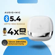 Grabit Gtunes-Harmony True Wireless Earbuds White
