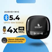 Grabit Gtunes-Harmony True Wireless Earbuds Black