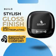 Grabit Gtunes-Harmony True Wireless Earbuds Black