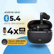 Grabit Gtunes-Gravel True Wireless Earbuds Black