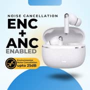 Grabit Gtunes-Gravel True Wireless Earbuds White