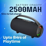 Grabit G-Buster Portable Bluetooth Speaker Black