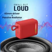 Grabit G-Buddy Portable Bluetooth Speaker Red