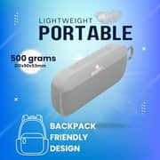 Grabit G-Rock Compact Bluetooth Speaker Grey