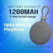 Grabit G-Dot Mini Portable Bluetooth Speker Grey
