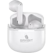 Grabit Gtunes-150NW True Wireless Earbuds White