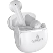 Grabit Gtunes-150NW True Wireless Earbuds White