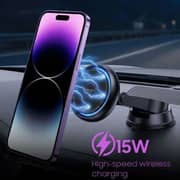 Grabit Wireless Charging Car Mount Black - G-WMNT 50