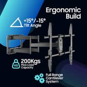 Grabit 50-120inch TV Wall Bracket Black - GWB-P800