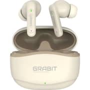 Grabit G-RUSH Wireless Earbuds Beige