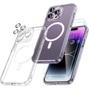 Grabit 4-in-1 Accessory Kit Case + Screen & Lens Protector Clear iPhone 16 Pro Max - GKIT-16PMX