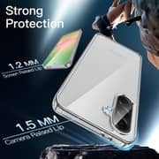 Grabit Shockproof Clear Case Transparent Samsung Galaxy A56 - GSC-A56