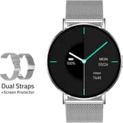 TCH LX1 Moon Bluetooth Smartwatch Stainless Steel